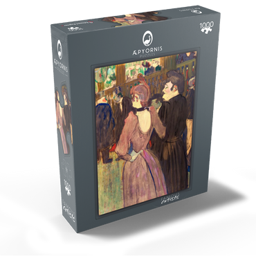 La Goulue and Her Sister (1892) drawing by Henri de Toulouse-Lautrec 1000 Jigsaw Puzzle box view1