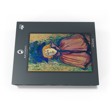 Jane Avril ca.1891-1892 by Henri de Toulouse-Lautrec 100 Jigsaw Puzzle box view1