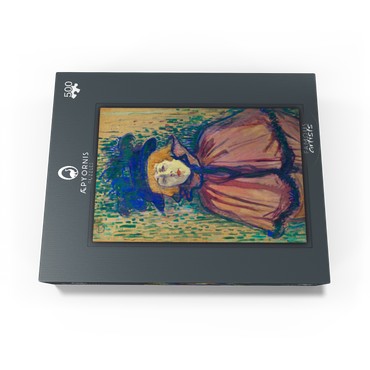 Jane Avril ca.1891-1892 by Henri de Toulouse-Lautrec 500 Jigsaw Puzzle box view1