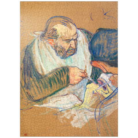 puzzleplate Henri de Toulouse-Lautrec, Dr. Pean Operating (1891-1892) 1000 Jigsaw Puzzle