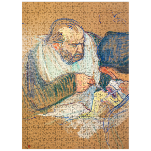 puzzleplate Henri de Toulouse-Lautrec Dr. Pean Operating 1891-1892 500 Jigsaw Puzzle