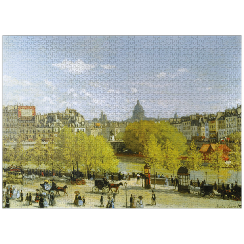 puzzleplate Quai du Louvre, Paris 1000 Jigsaw Puzzle