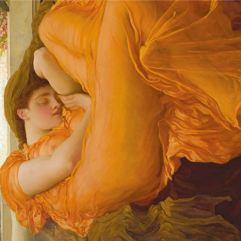 Flaming June 1000 Jigsaw Puzzle 3D Modell