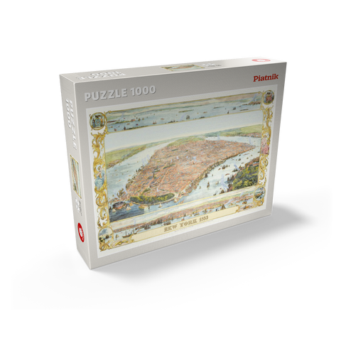 New York City Map, 1853 1000 Jigsaw Puzzle box view1