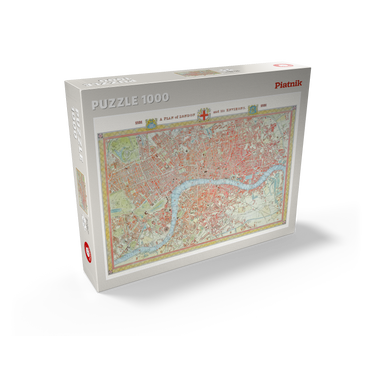 London city map, 1831 1000 Jigsaw Puzzle box view1