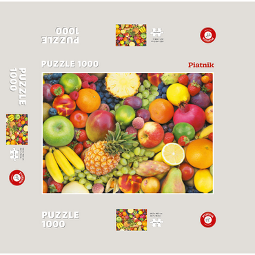 Fruit 1000 Jigsaw Puzzle box 3D Modell
