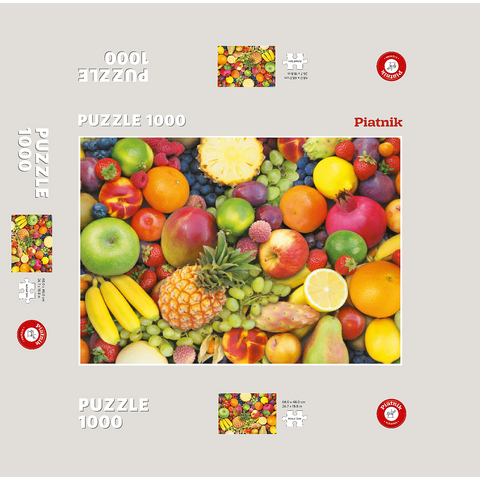 Fruit 1000 Jigsaw Puzzle box 3D Modell