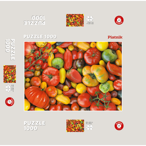Tomatoes 1000 Jigsaw Puzzle box 3D Modell