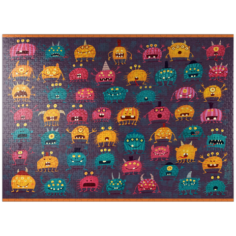 puzzleplate 54 monsters 1000 Jigsaw Puzzle