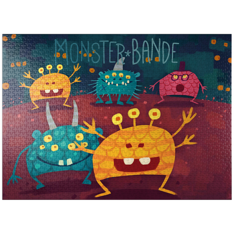 puzzleplate Monster gang 1000 Jigsaw Puzzle