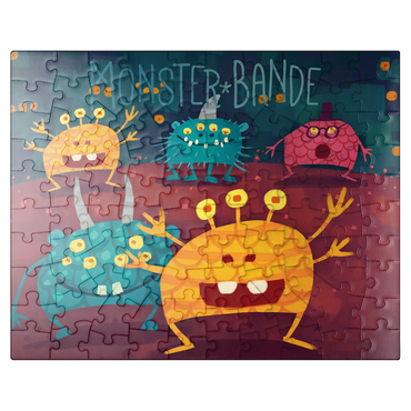puzzleplate Monster gang 100 Jigsaw Puzzle