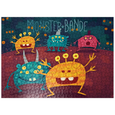 puzzleplate Monster gang 500 Jigsaw Puzzle