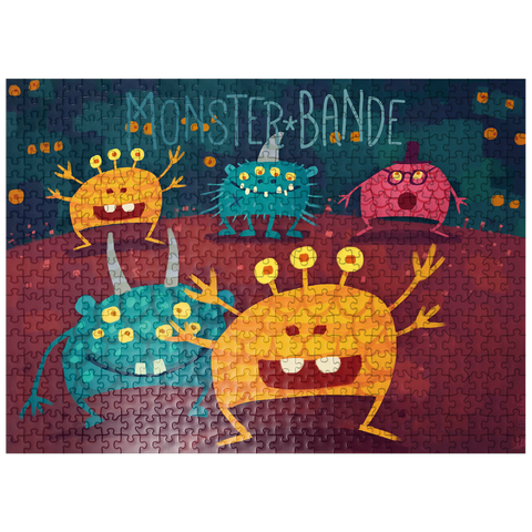 puzzleplate Monster gang 500 Jigsaw Puzzle