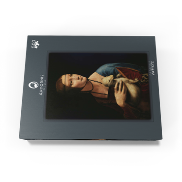 Lady with the ermine by Leonardo da Vinci 500 Jigsaw Puzzle box view1