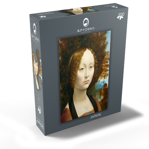 Ginevra de Benci by Leonardo da Vinci 100 Jigsaw Puzzle box view1