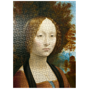 puzzleplate Ginevra de Benci by Leonardo da Vinci 500 Jigsaw Puzzle