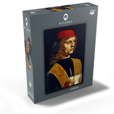 Portrait of a young man by Leonardo da Vinci 500 Jigsaw Puzzle box view1