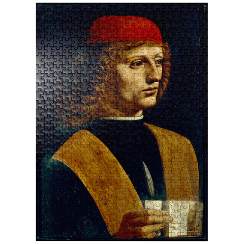 puzzleplate Portrait of a young man by Leonardo da Vinci 500 Jigsaw Puzzle