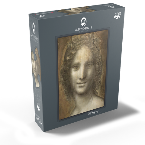 La Joconde nue or Monna Vanna - details by Leonardo da Vinci 100 Jigsaw Puzzle box view1