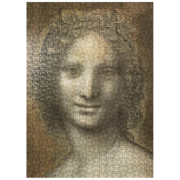 puzzleplate La Joconde nue or Monna Vanna - details by Leonardo da Vinci 500 Jigsaw Puzzle