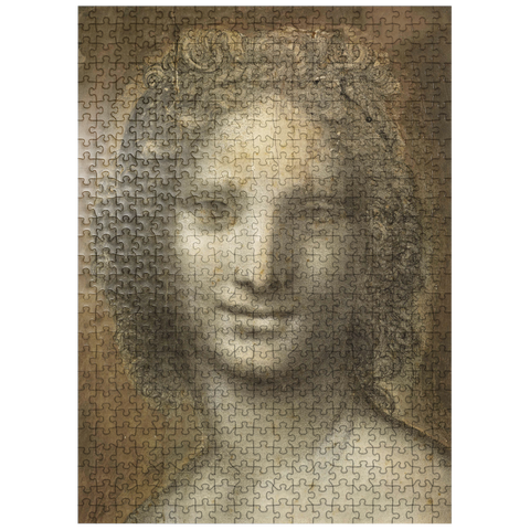 puzzleplate La Joconde nue or Monna Vanna - details by Leonardo da Vinci 500 Jigsaw Puzzle