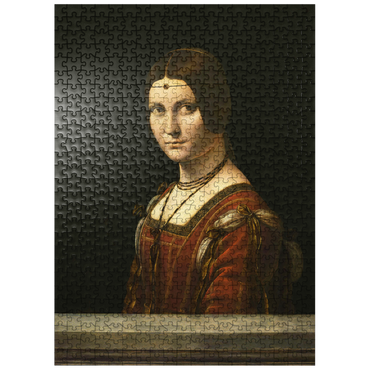 puzzleplate La Belle Ferronnière by Leonardo da Vinci 500 Jigsaw Puzzle