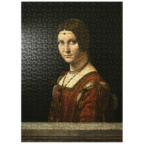 puzzleplate La Belle Ferronnière by Leonardo da Vinci 500 Jigsaw Puzzle