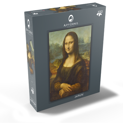 Mona Lisa - Lisa del Giocondo by Leonardo da Vinci 100 Jigsaw Puzzle box view1