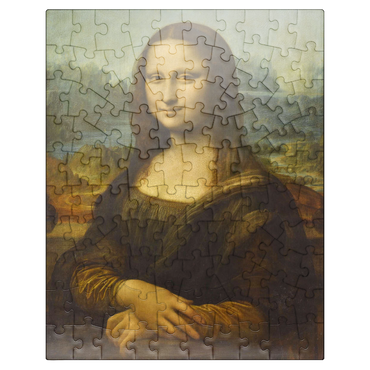 puzzleplate Mona Lisa - Lisa del Giocondo by Leonardo da Vinci 100 Jigsaw Puzzle
