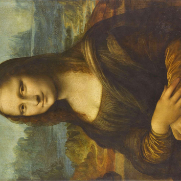Mona Lisa - Lisa del Giocondo by Leonardo da Vinci 100 Jigsaw Puzzle 3D Modell