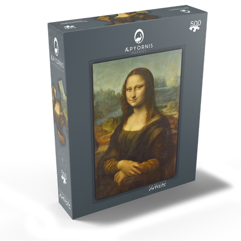 Mona Lisa - Lisa del Giocondo by Leonardo da Vinci 500 Jigsaw Puzzle box view1
