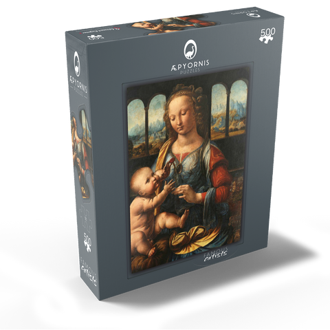Madonna with the carnation by Leonardo da Vinci 500 Jigsaw Puzzle box view1