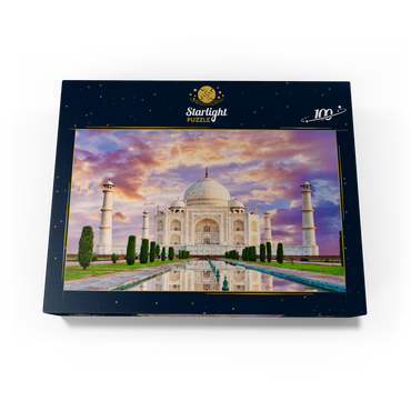 View of Taj Mahal during Sunset 100 Jigsaw Puzzle box view1