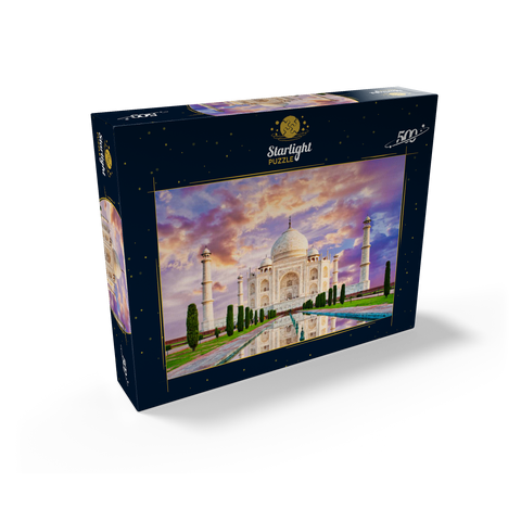 View of Taj Mahal during Sunset 500 Jigsaw Puzzle box view1