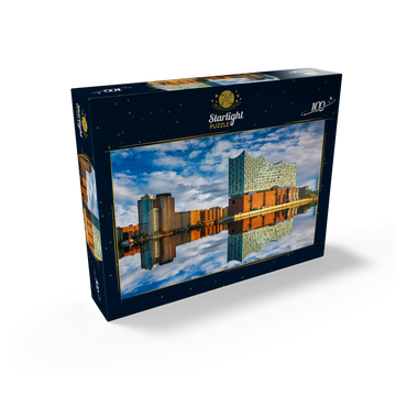 Reflection of the Elbe Philharmonic Hall in Hamburg 100 Jigsaw Puzzle box view1