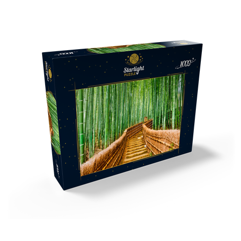 Kyoto, Japan in bamboo forest 1000 Jigsaw Puzzle box view1