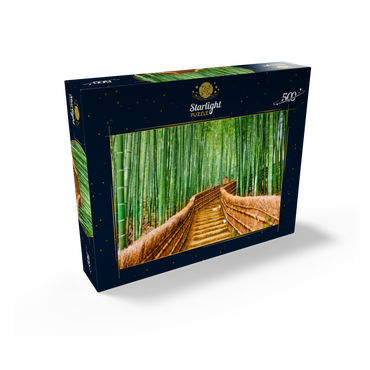Kyoto Japan in Bamboo Forest 500 Jigsaw Puzzle box view1