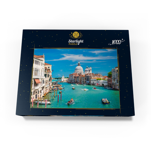 Grand Canal in sunshine in summer, Venice, Italy 1000 Jigsaw Puzzle box view1