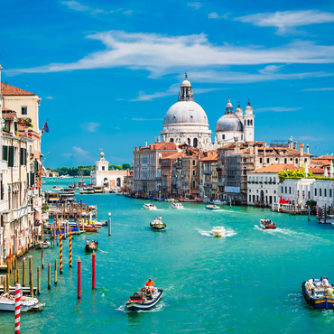 Grand Canal in sunshine in summer, Venice, Italy 1000 Jigsaw Puzzle 3D Modell