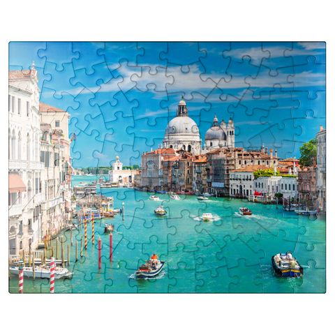 puzzleplate Grand Canal in the Sunshine of Summer in Venice Italy 100 Jigsaw Puzzle