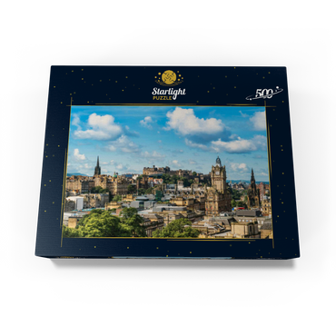 Edinburgh Castle from the view of Carlton Hill 500 Jigsaw Puzzle box view1
