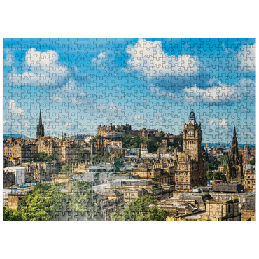 puzzleplate Edinburgh Castle from the view of Carlton Hill 500 Jigsaw Puzzle
