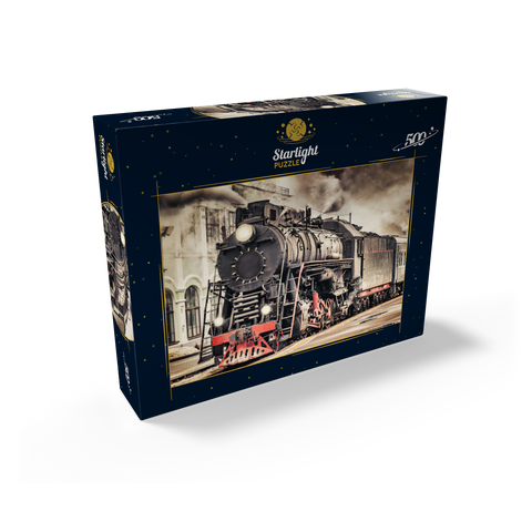 A Departing Steam Train 500 Jigsaw Puzzle box view1