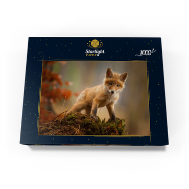 A young curious fox in the forest 1000 Jigsaw Puzzle box view1