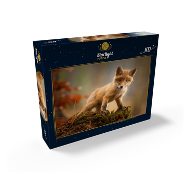 A young curious fox in the forest 100 Jigsaw Puzzle box view1