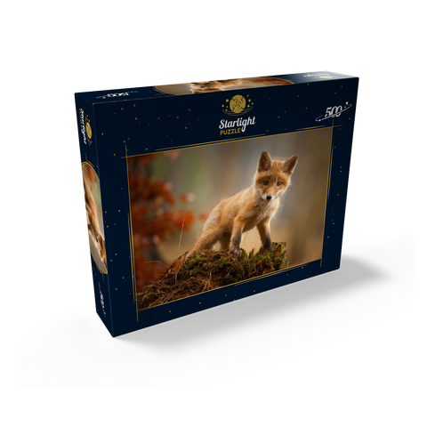 A young curious fox in the forest 500 Jigsaw Puzzle box view1