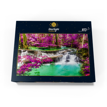 Huay Mae Khamin Waterfall Thailand 100 Jigsaw Puzzle box view1