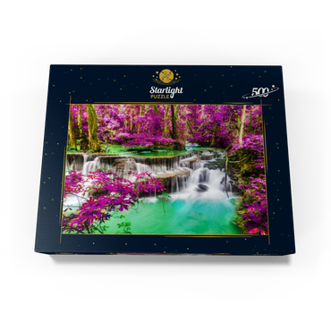 Huay Mae Khamin Waterfall Thailand 500 Jigsaw Puzzle box view1