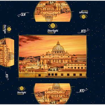 Vatican City Rome 100 Jigsaw Puzzle box 3D Modell