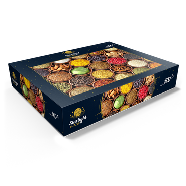 Spices in round bowls 500 Jigsaw Puzzle box view1